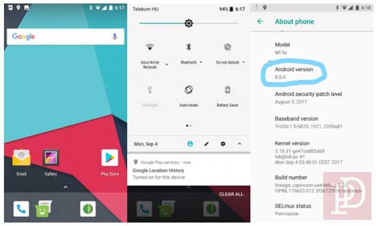 Cara Upgrade Xiaomi Mi5s dan Mi5s Plus ke Android 8.0 Oreo 